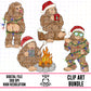 Bigfoot Christmas-Clipart Bundle