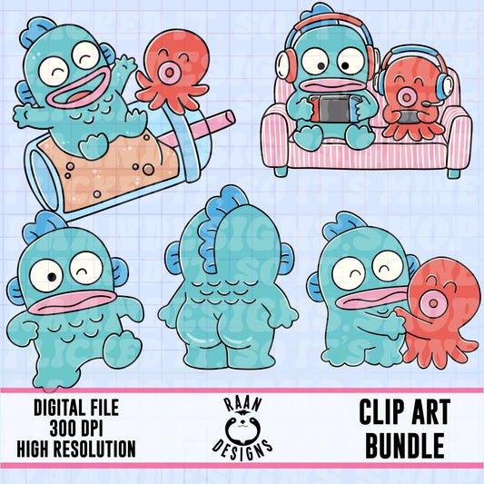 Hangyodon- Clipart Bundle