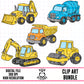 Tonka Trucks-Clipart Bundle