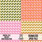 Pink Green 3D Chevron Bundle-Seamless