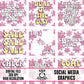 Pink Floral Social Media Graphics