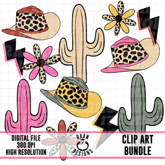 Western Clipart Bundle