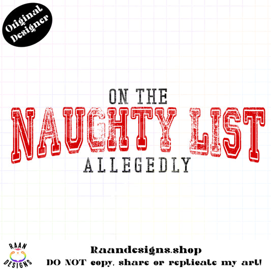 Naughty List Allegedly