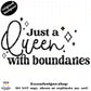 Queen With Boundaries