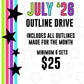 July 2026 Outline Clipart Reseller Drive