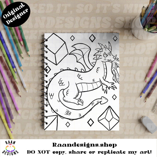 Dungeon And Dragrons-PRINTABLE COLORING PAGE