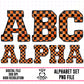 Orange Black Checkered-Alpha Set