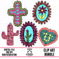 Animal Print Western Charms-Clipart Bundle