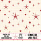 Red Stars and Sparkles-Seamless Pattern