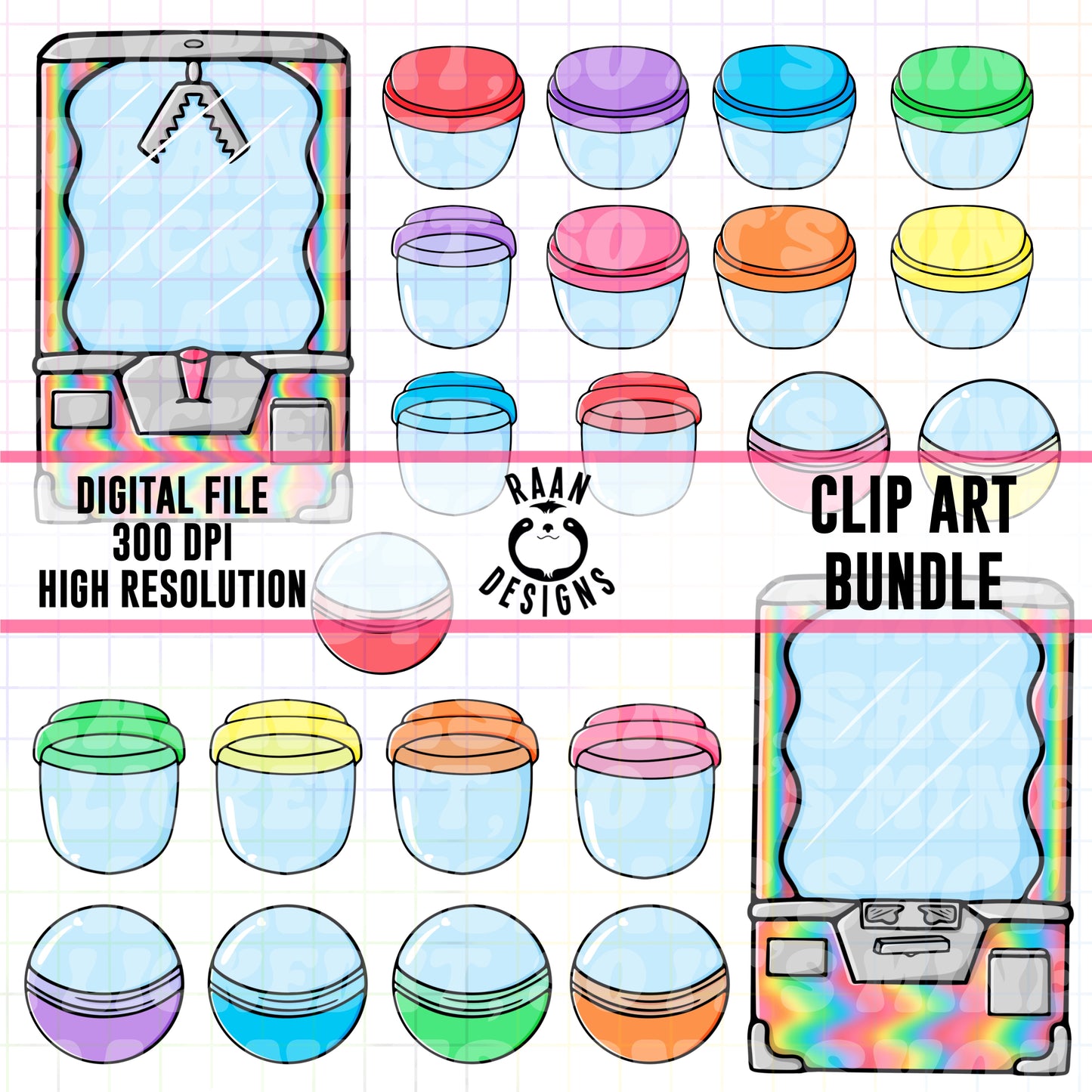 Toy Machine-Clipart Bundle