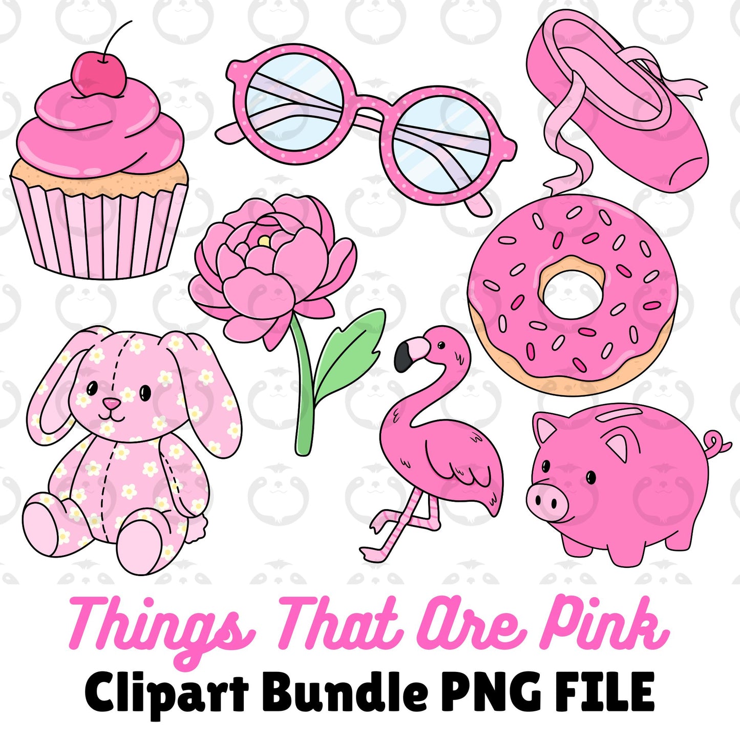 Things That Are Pink-Clipart Bundle