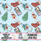 90’s Christmas-Seamless Pattern