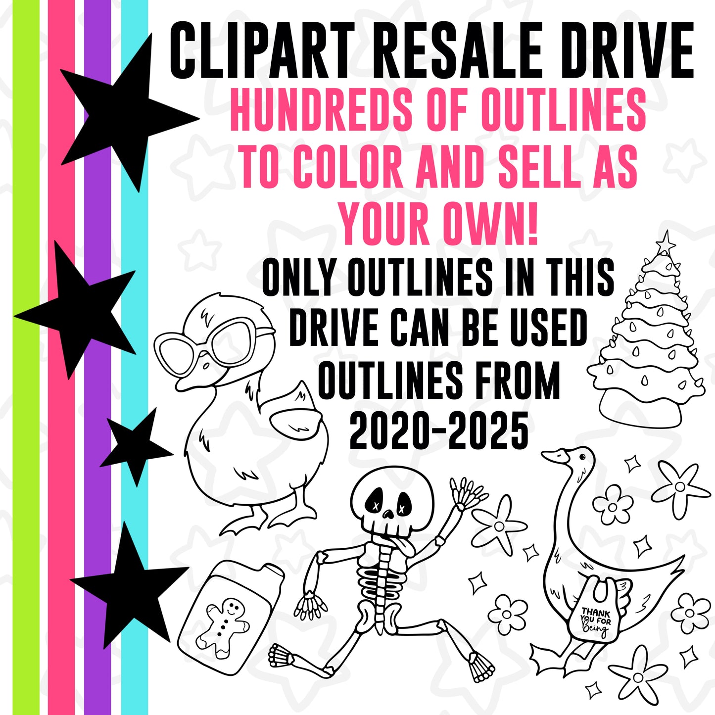 Clipart Reseller License/Drive