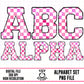 Pink Checker-Alpha Set