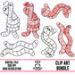 Sexy Worms-Clipart Bundle