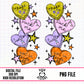 Naughty Halloween Hearts-Sleeves