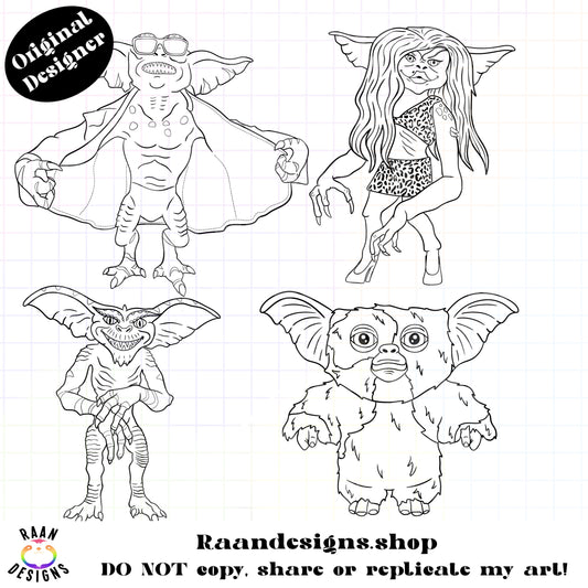 Gremlins Outlines