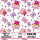 Reading Goose-Seamless Pattern