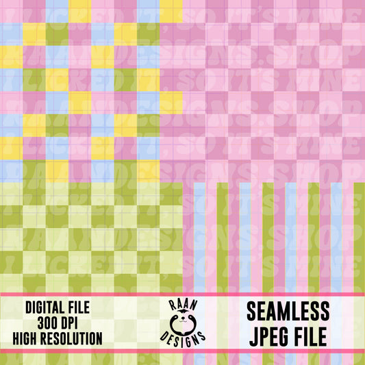 Easter Pattern Bundle-Seamless Pattern