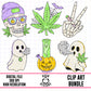 Spooky 4/20-Clipart Bundle