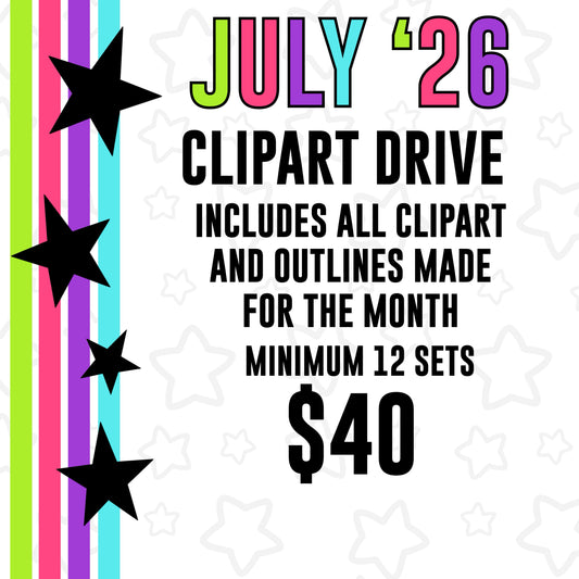 July 2026 Clipart Drive