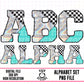 Checkered Teal Iridescent Alpha Set