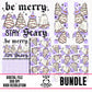 Be Merry Stay Scary Purple-Bundle