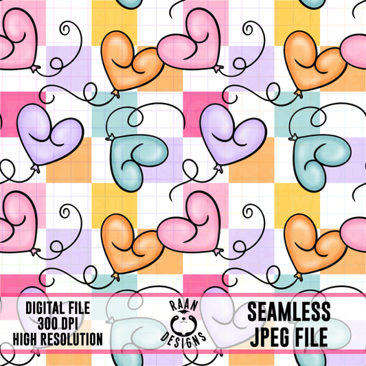 Booty Balloon Birthday-Seamless