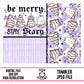 Be Merry Stay Scary Purple-Tumbler