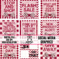 Red Pattern-Social Media Graphics
