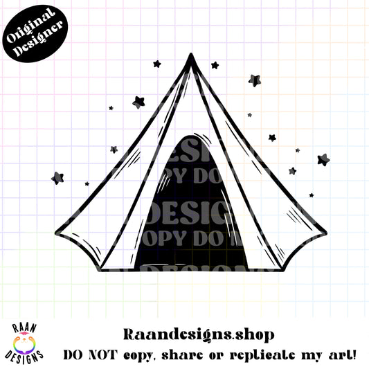 Pitched Tent