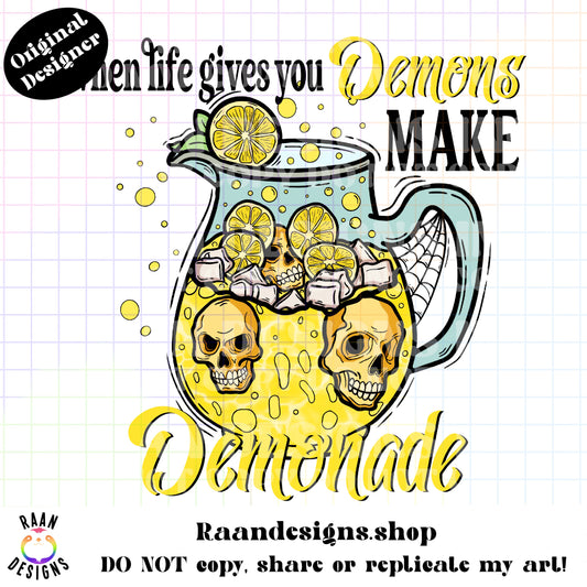 When Life Gives You Demons Make Demonade-Yellow