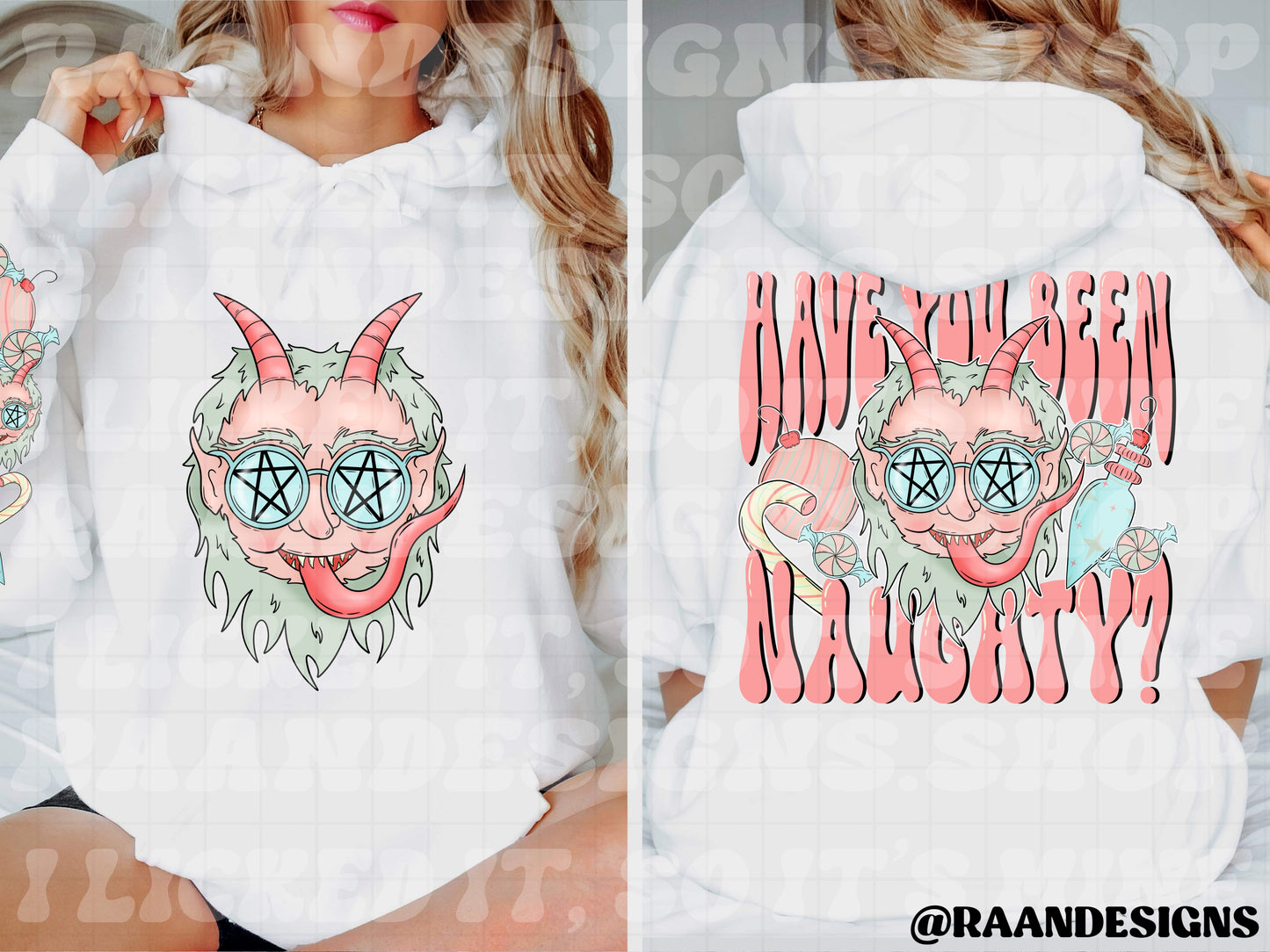 Naughty Krampus-Sleeves