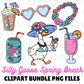 Silly Goose Spring Break-Clipart Bundle