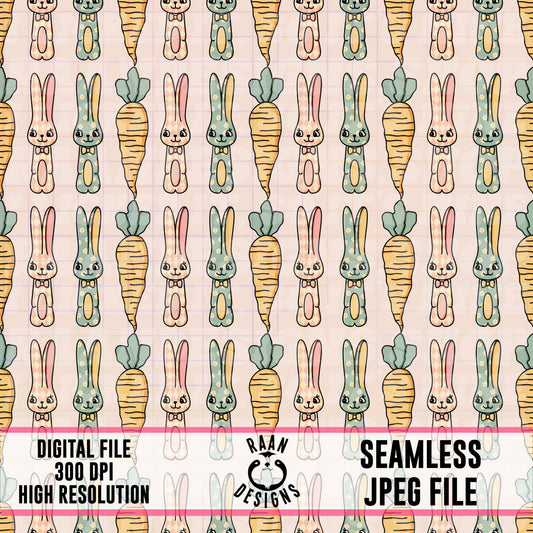 Vintage Easter-Seamless Pattern