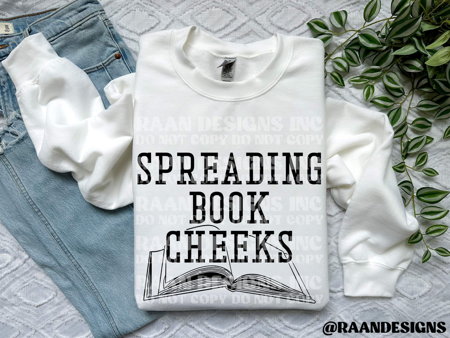 Spreading Book Cheeks