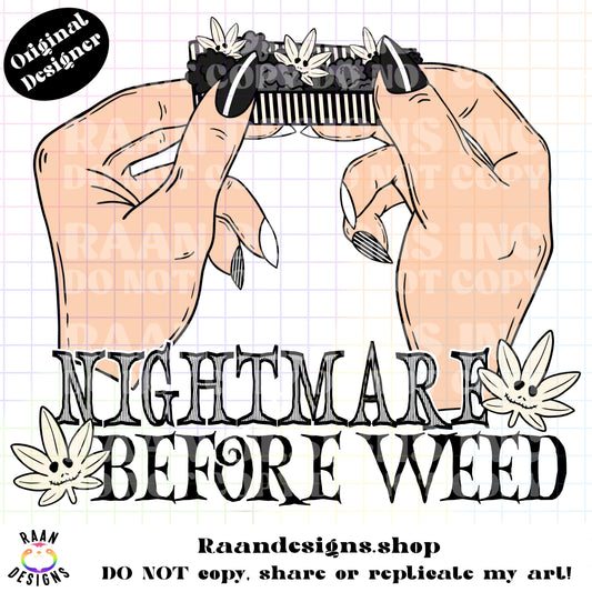 Nightmare Before Weed-BOTH Skintones