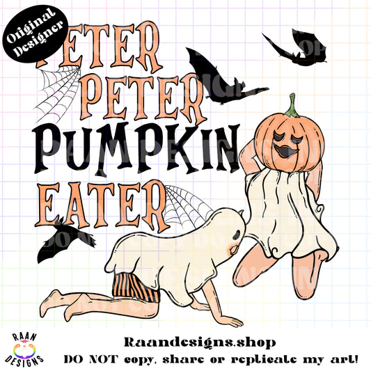 Peter Pumpkin Eater Ghosts