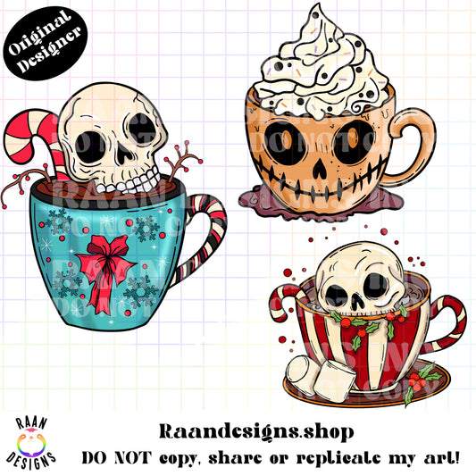 Spooky Christmas Mugs