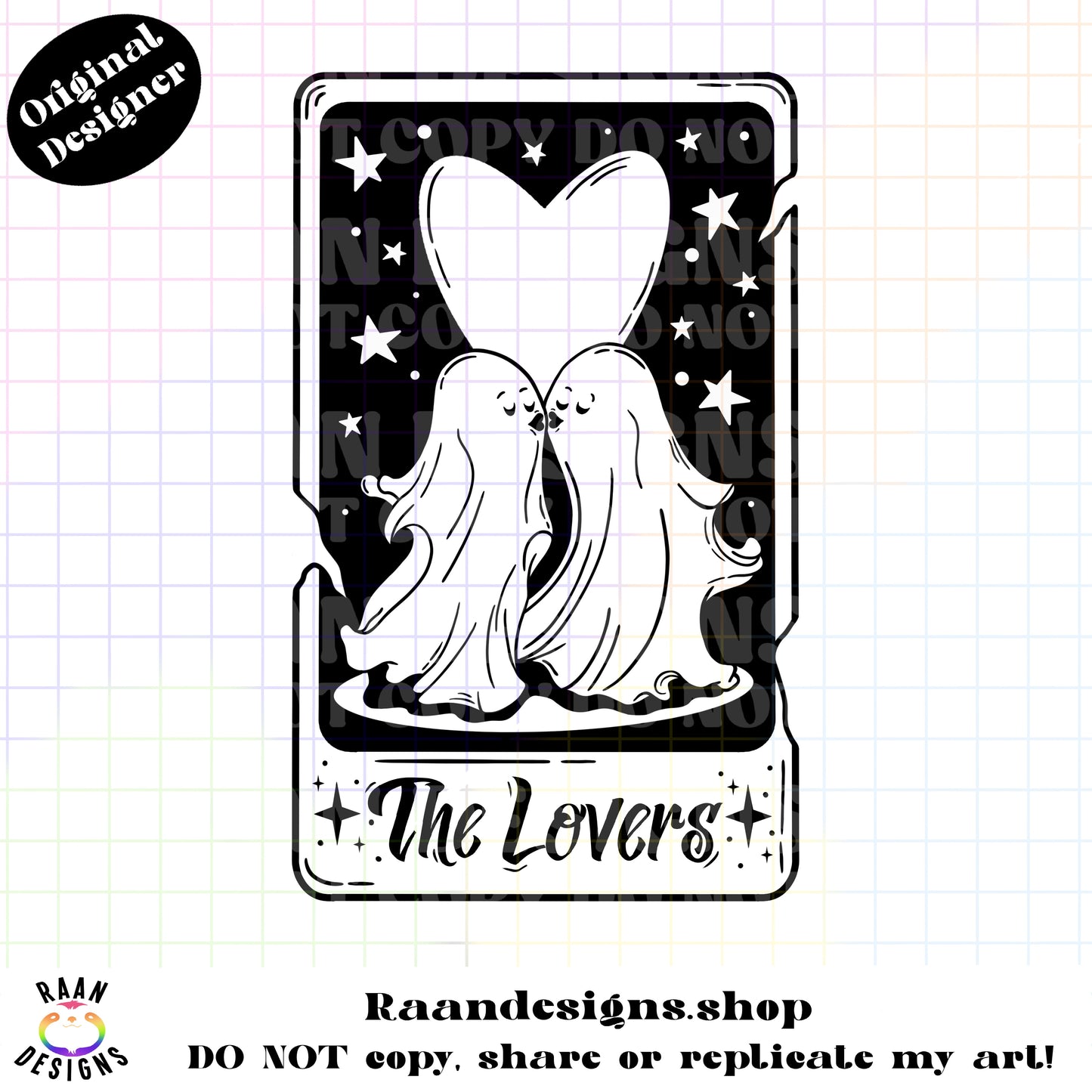 The Lovers Ghost Tarot