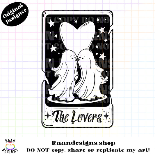 The Lovers Ghost Tarot