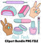 Nail Tech-Clipart Bundle