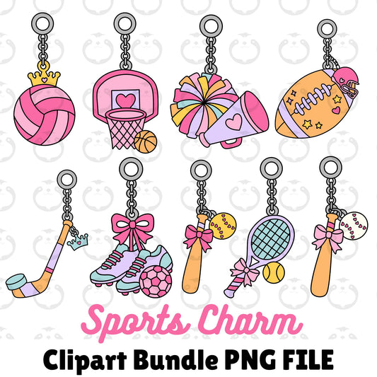 Sports Charms-Clipart Bundle