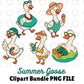 Summer Goose-Clipart Bundle