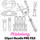 Phlebotomy Outline-Clipart Bundle