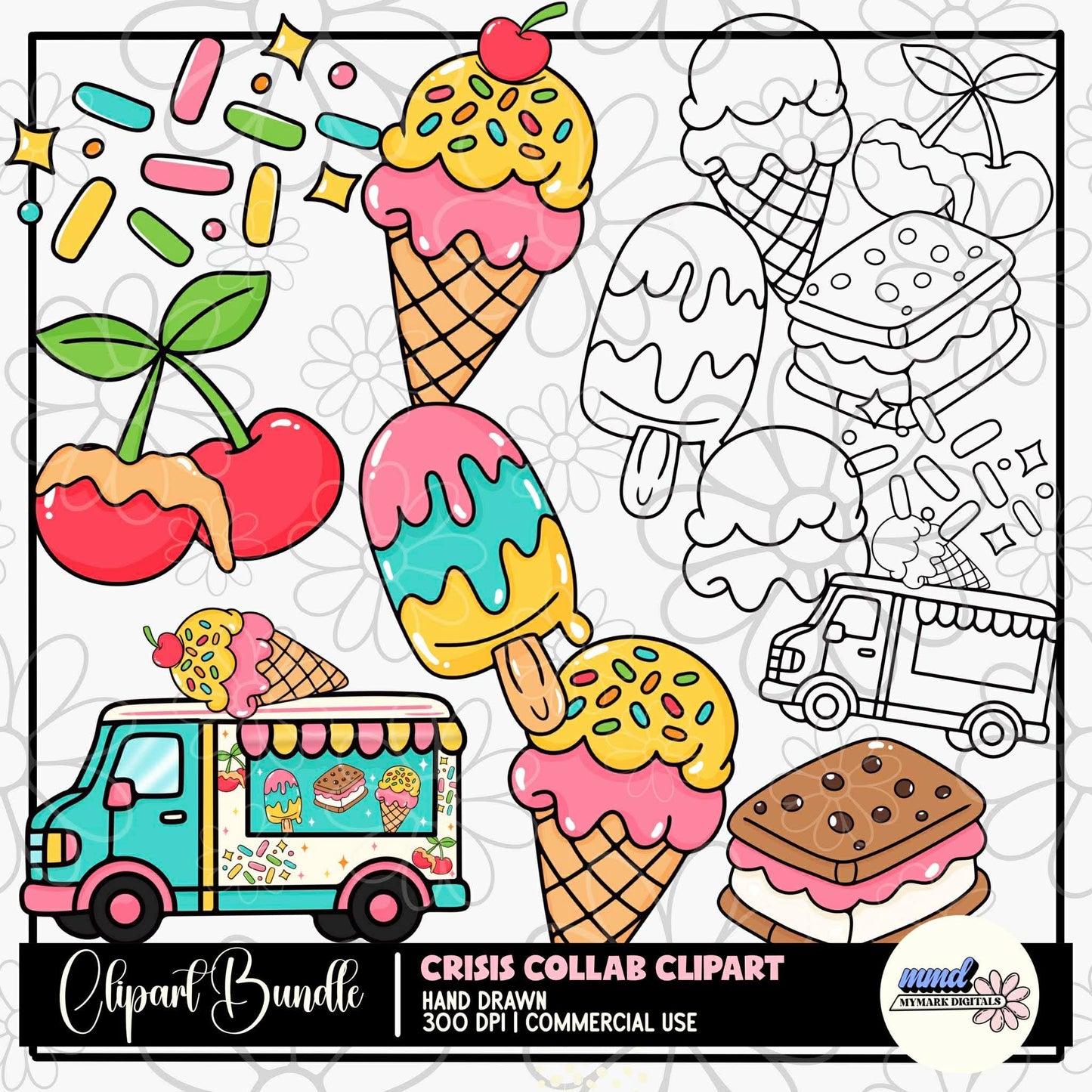 The Crisis Crew-March Summer Clipart Bundle