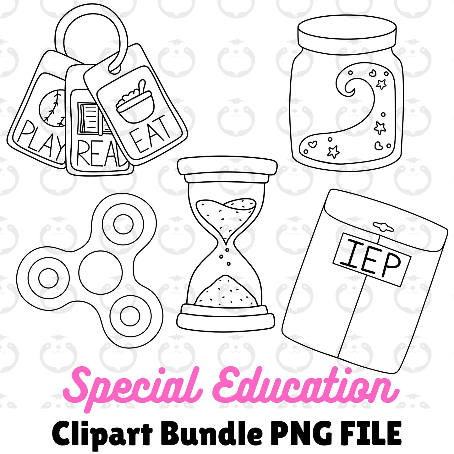 Special Education Outline-Clipart Bundle