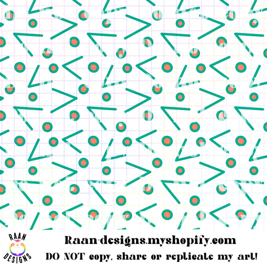 Line Angles and Circles Background-Seamless