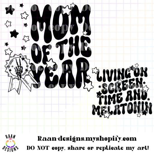 Mom of Year-Screen Time Melatonin Set
