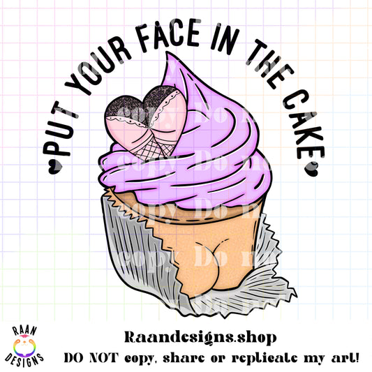 Put Your Face In The Cake-Color